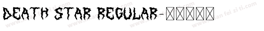 Death Star Regular字体转换